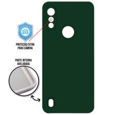 Capa Motorola Moto E6s e E6i - Cover Protector Verde Escuro